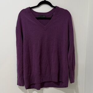 Zara Purple V-Neck Sweater